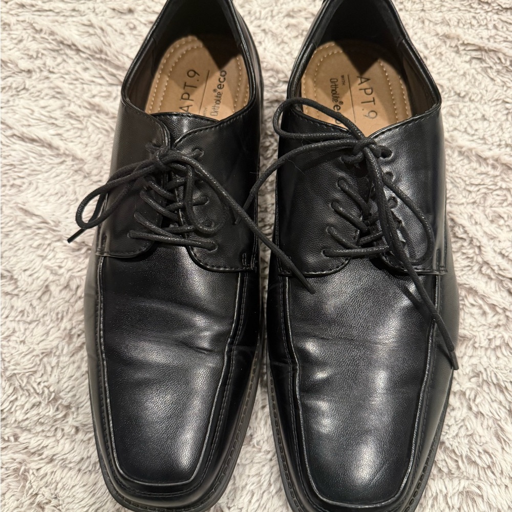 Apt. 9 Men's Classic Black Oxfords